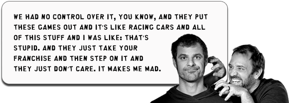 Trey Parker Zitat über Acclaim