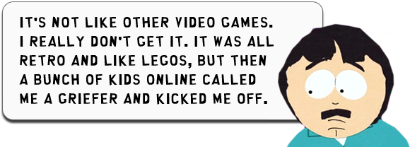 Randy Marsh Zitat über Minecraft